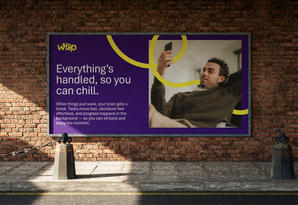 Wisp outdoor billboard campaign