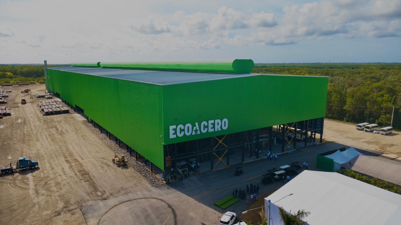 Destaca estabilidad y crecimiento económico durante inauguración de planta EcoAcero
