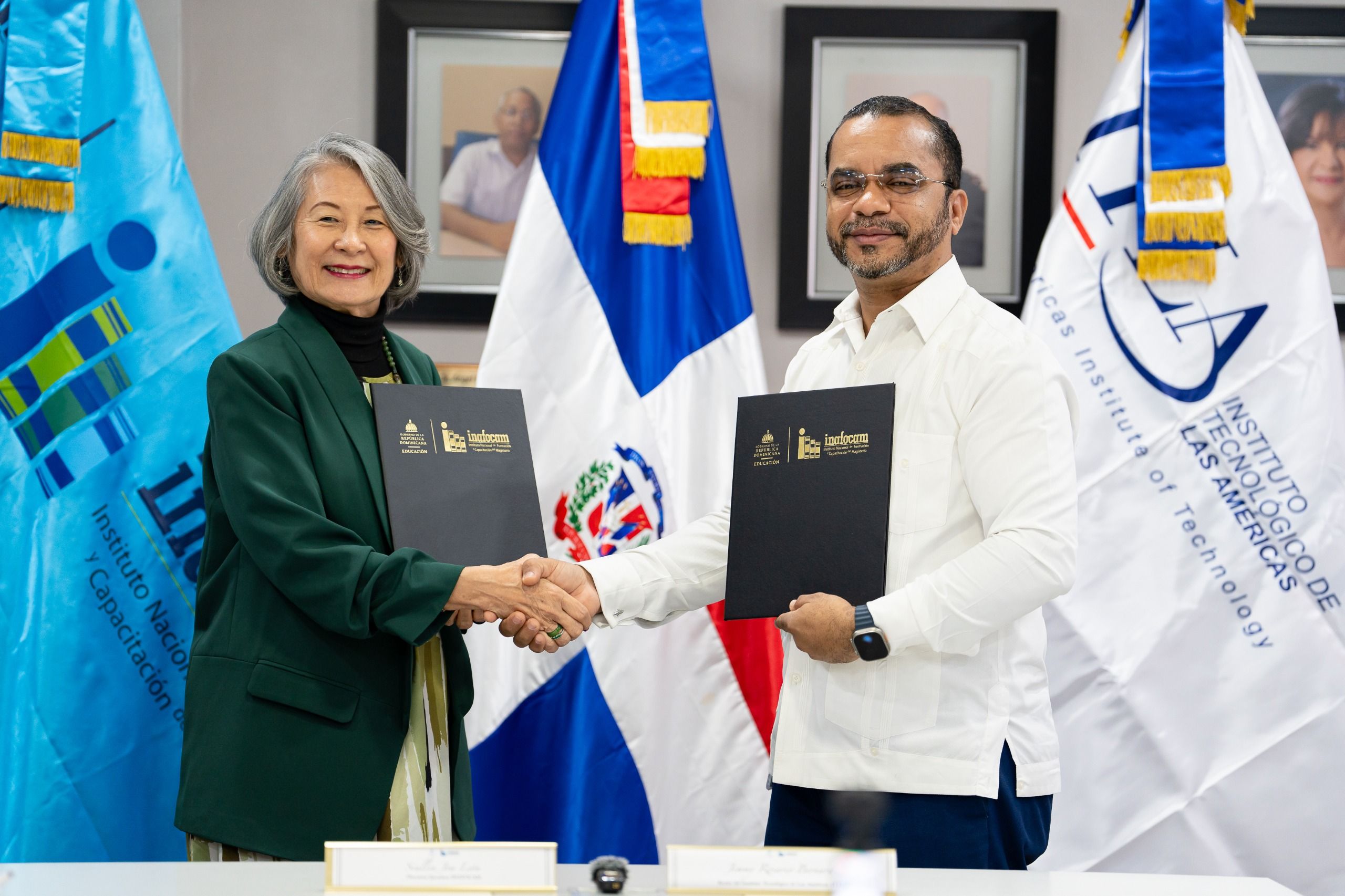 INAFOCAM e ITLA firman convenio para fortalecer gestión educativa con tecnología