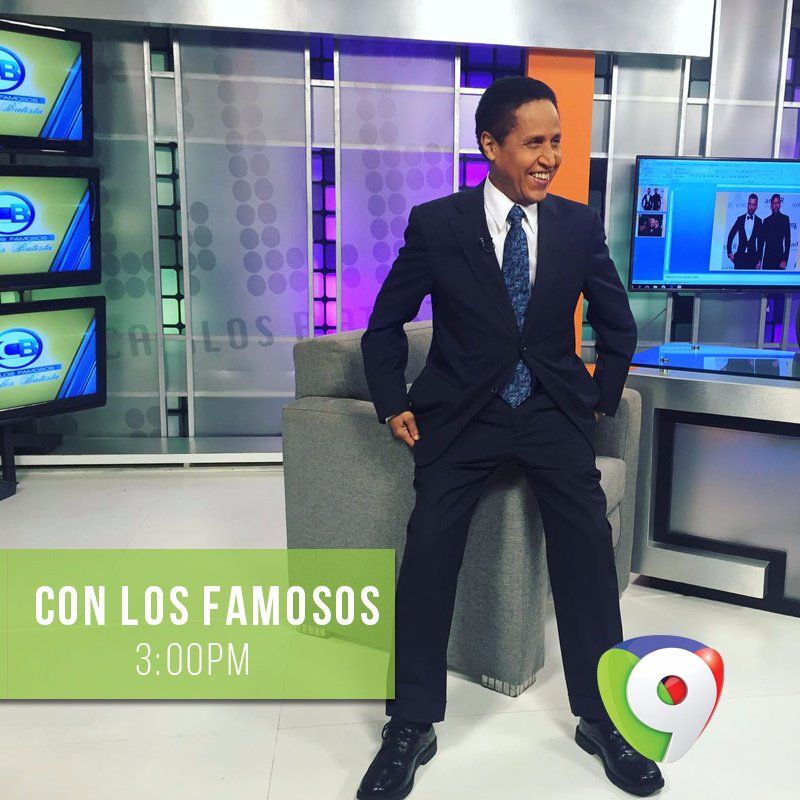 Carlos batista en el programa Con Los Famosos