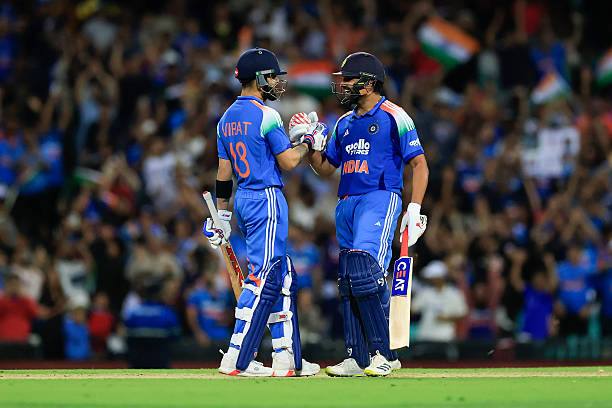 Rohit Sharma and Virat Kohli partner India to victory against Australia
