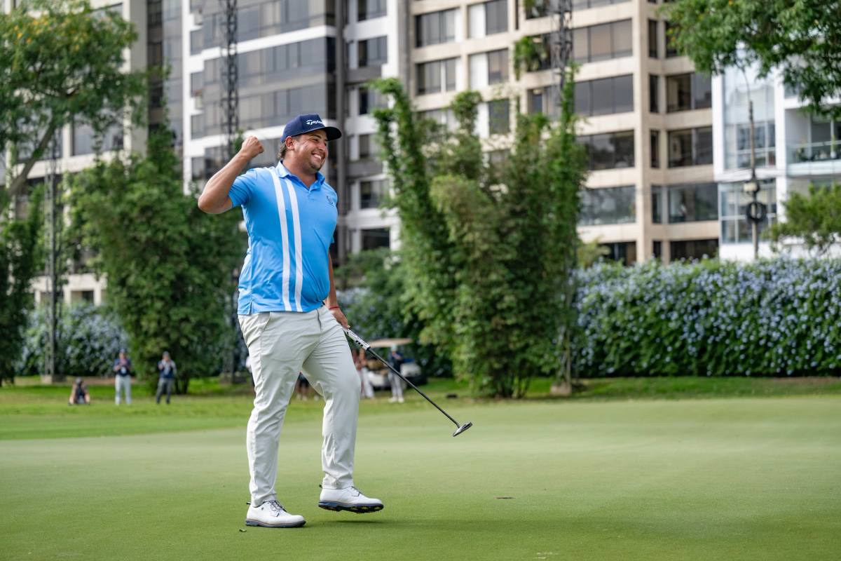 Mateo Pulcini claims a pulsating play off victory in the Latin America Amateur Championship
