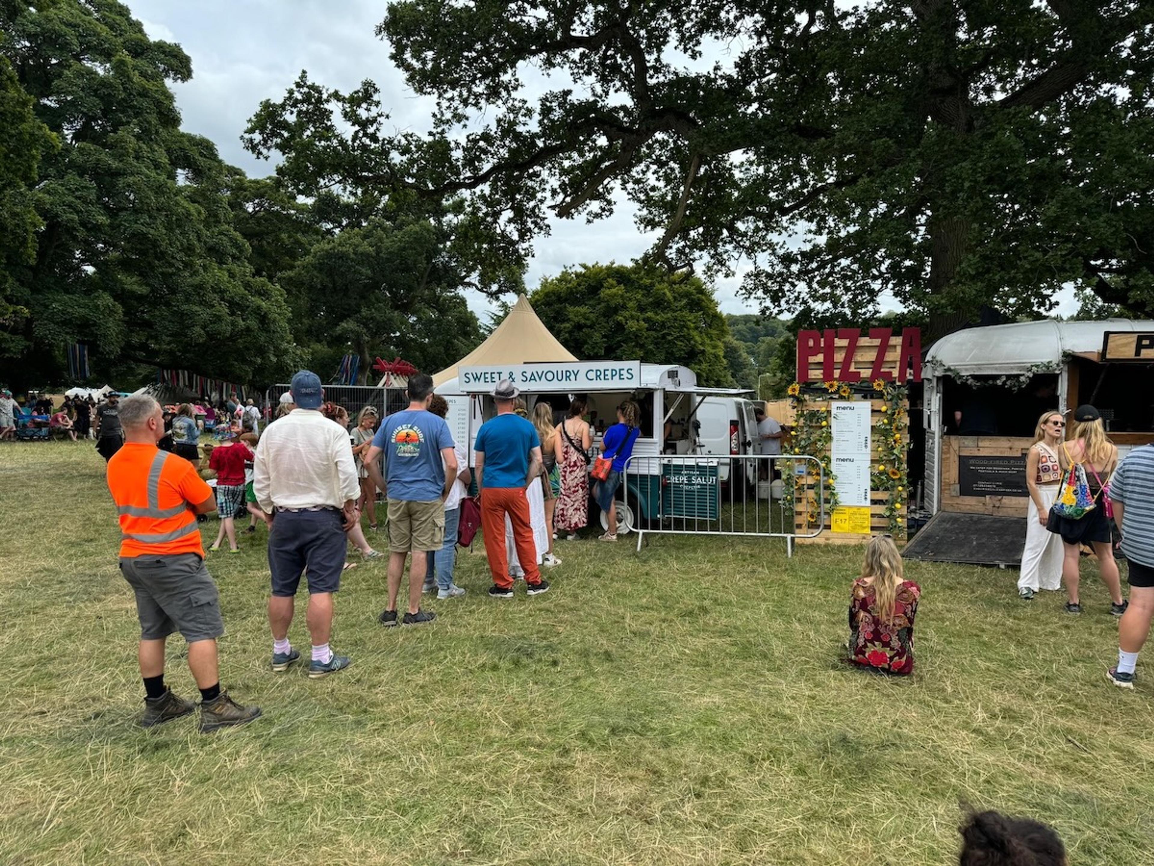 The Crepe Salut stall at a festival
