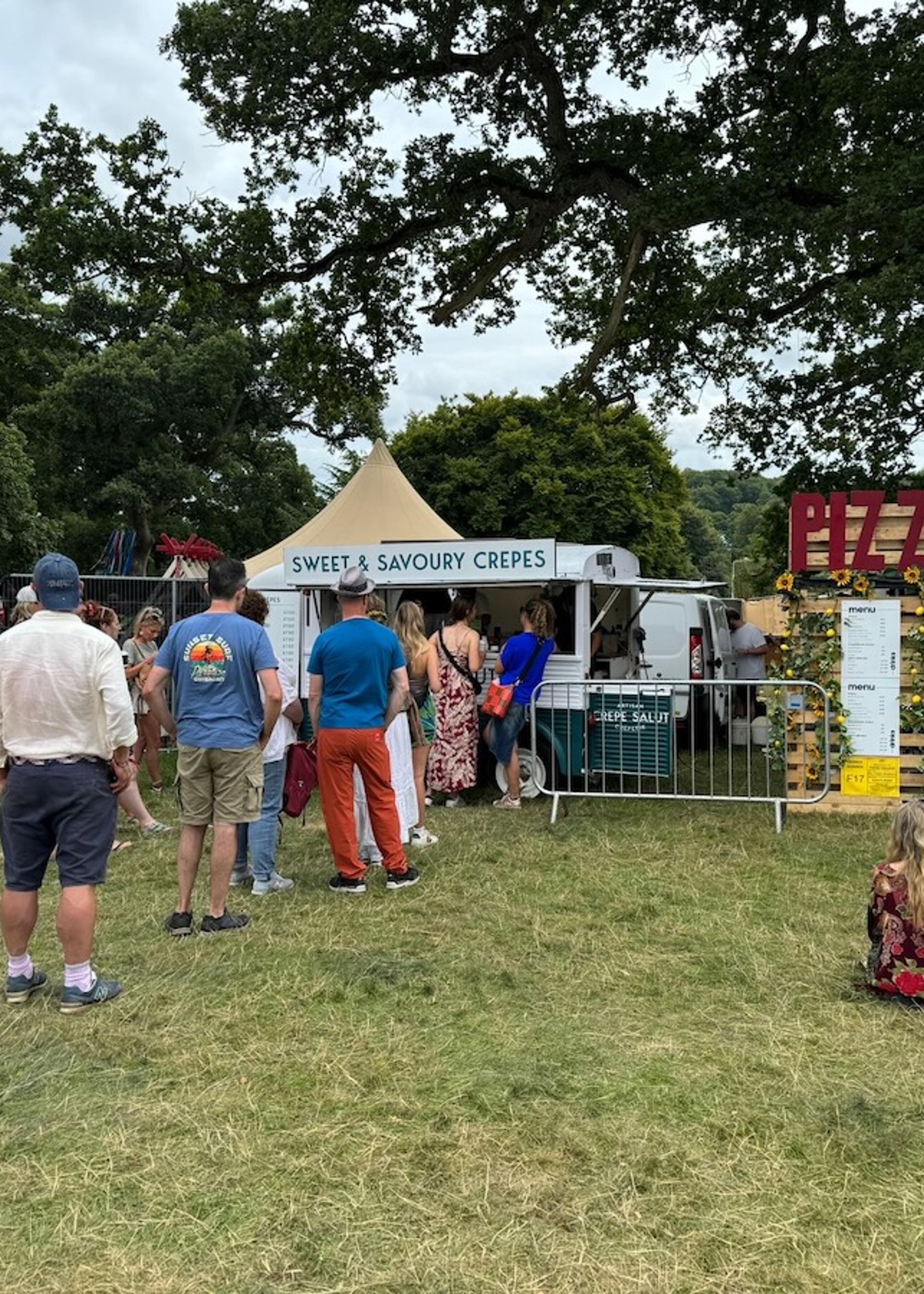 The Crepe Salut stall at a festival