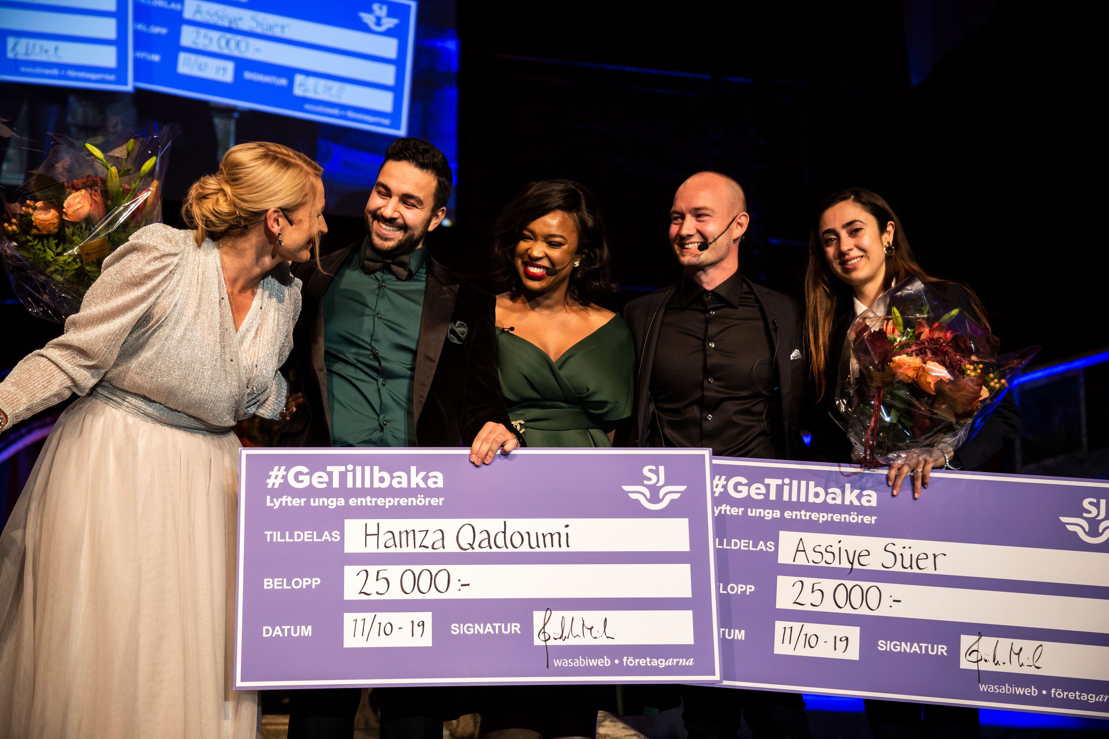 hamza receives swedish entrepreneur award