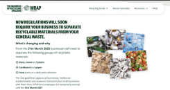 ‘Business of Recycling’ provides tailored guidance, downloadable assets, and a waste calculator for different sectors to help meet regulations coming into force from April