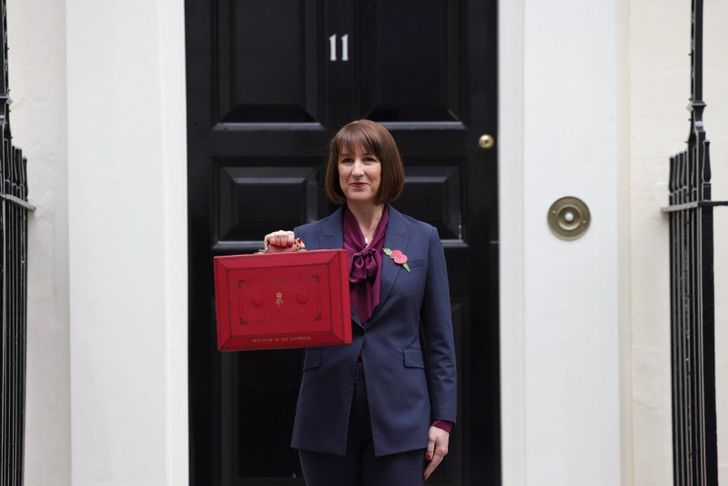 Rachel Reeves with Red Box