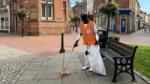 Humanoid robot picking up litter (April Fool Article)