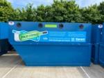 The skips are fitted with sensors to monitor capacity, reducing unnecessary collections