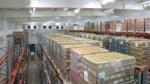 Warehouse with packaged food