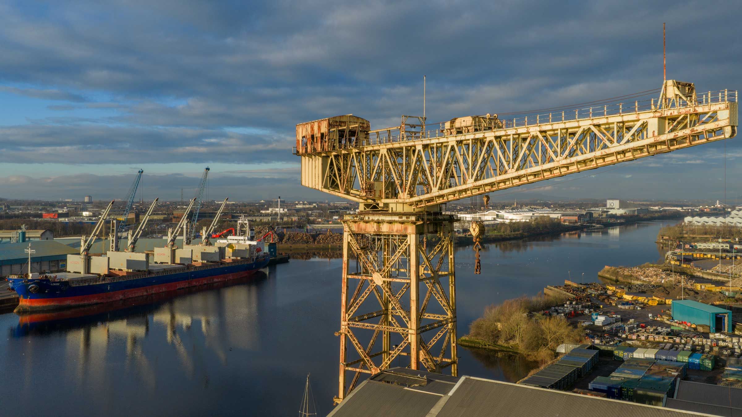 Titan Crane at Clydebank, West Dunbartonshire, Scotland