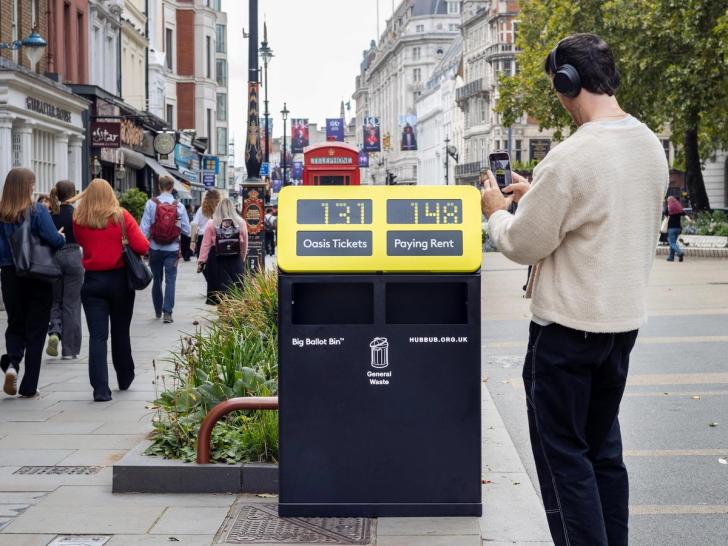 The voting bin in Manchester