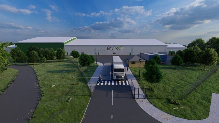 Protos plastic recycling facility prototype model