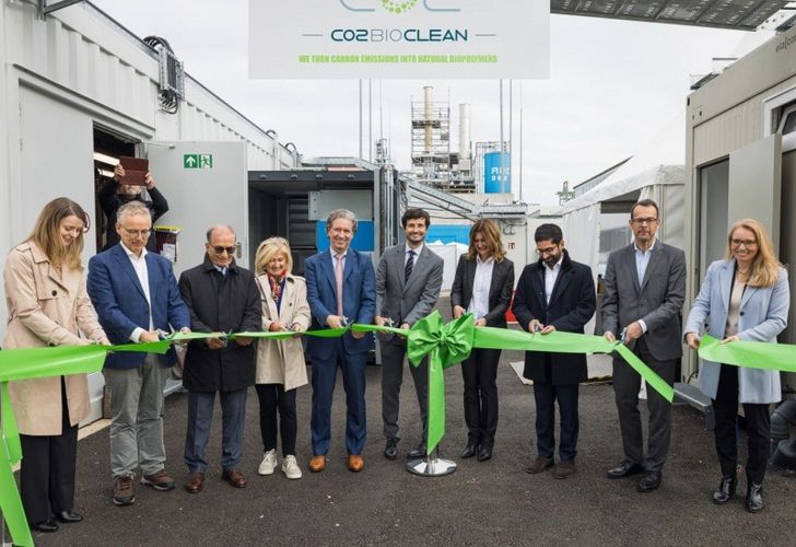 CO2BioClean plant opening ceremony