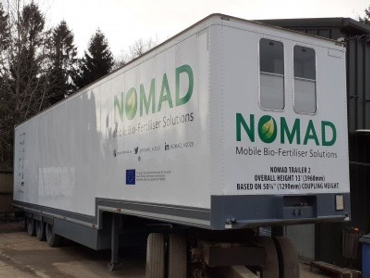 Truck to remove antibiotics from digestate