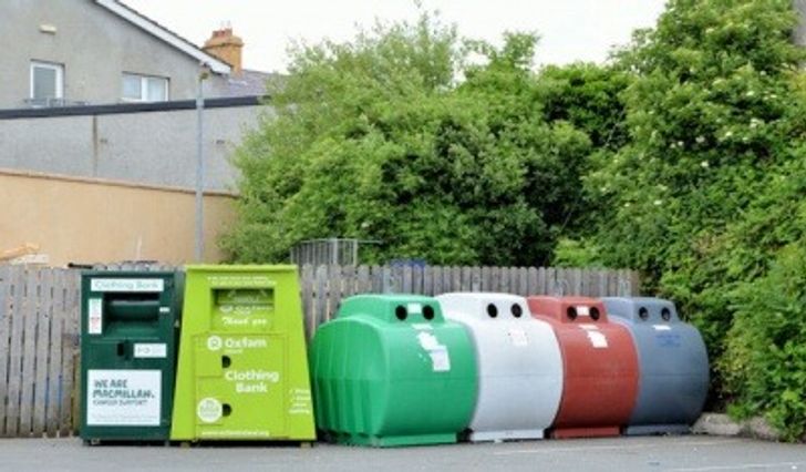 Recycling bins, Crossgar