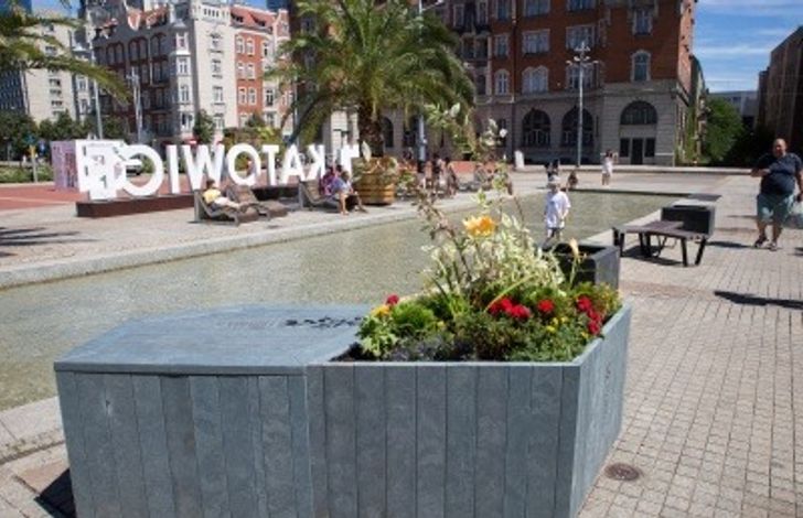 Furniture made out of clothing in Poland