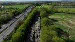 Aerial footage of Kidlington illegal waste site