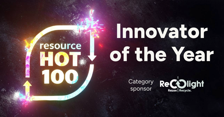 Resource Hot 100 Innovator of the Year graphic