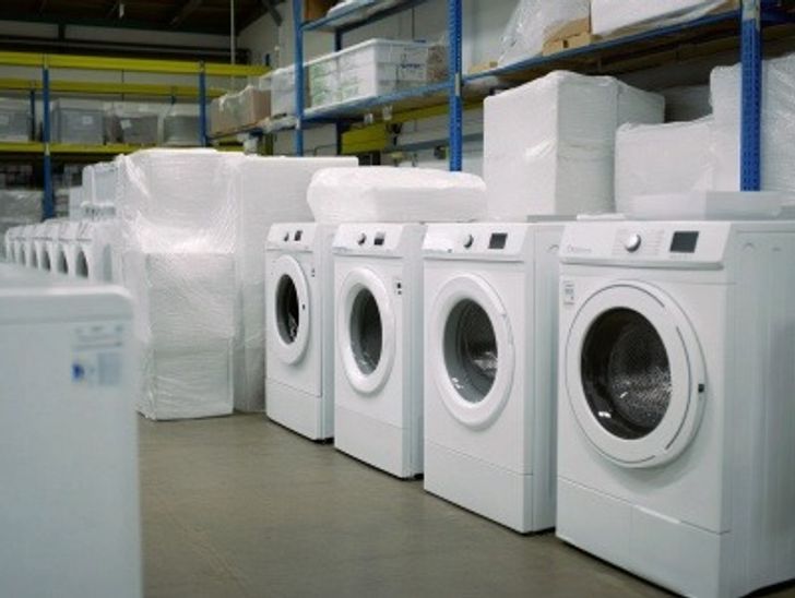 White Goods in a warehouse