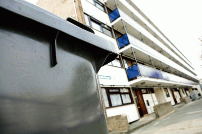 recycling in London flats