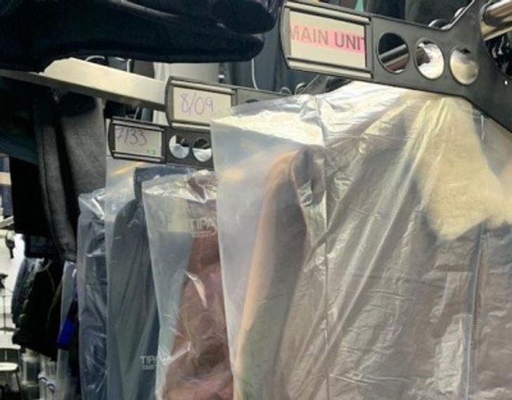 Plastic garment bags