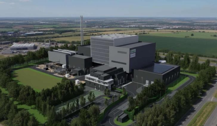 Artist's impression of Teeside ERF