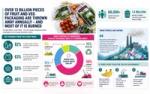 Infographic of key findings from the Big Plastic Count