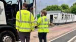 A vehicle check carried out on a waste operator in Cumbria