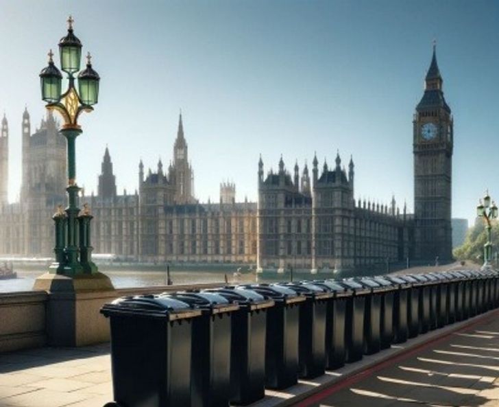 Bins near Westminster