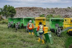 Malang Regency project demonstrates door-to-door collection model requiring 80 per cent household participation for economic viability