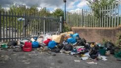 Waste that has been flytipped in Birmingham