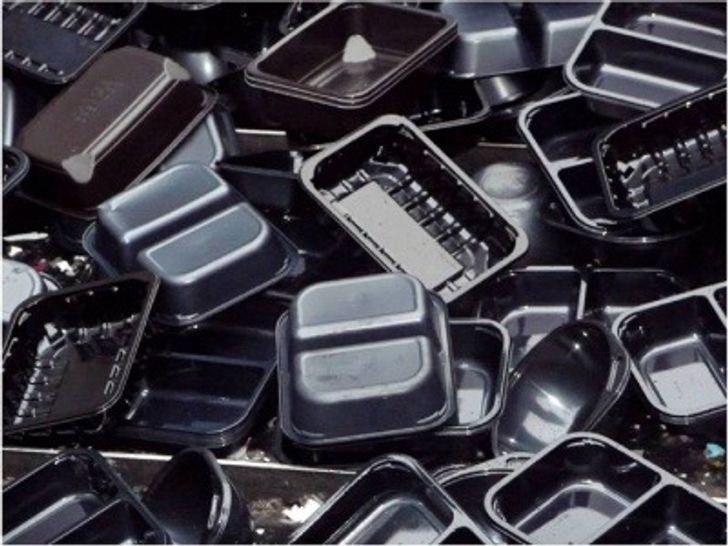 Black plastic packaging