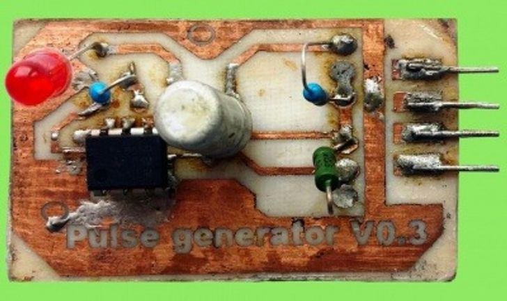 Fibreglass and PLA printed circuit board