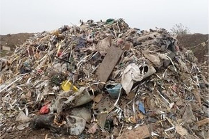 Waste at the Trinity Works site at Haverton Hill