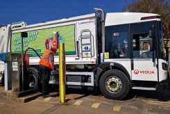 The UK fleet will be ‘solely powered by renewable Hydrotreated Vegetable Oil’