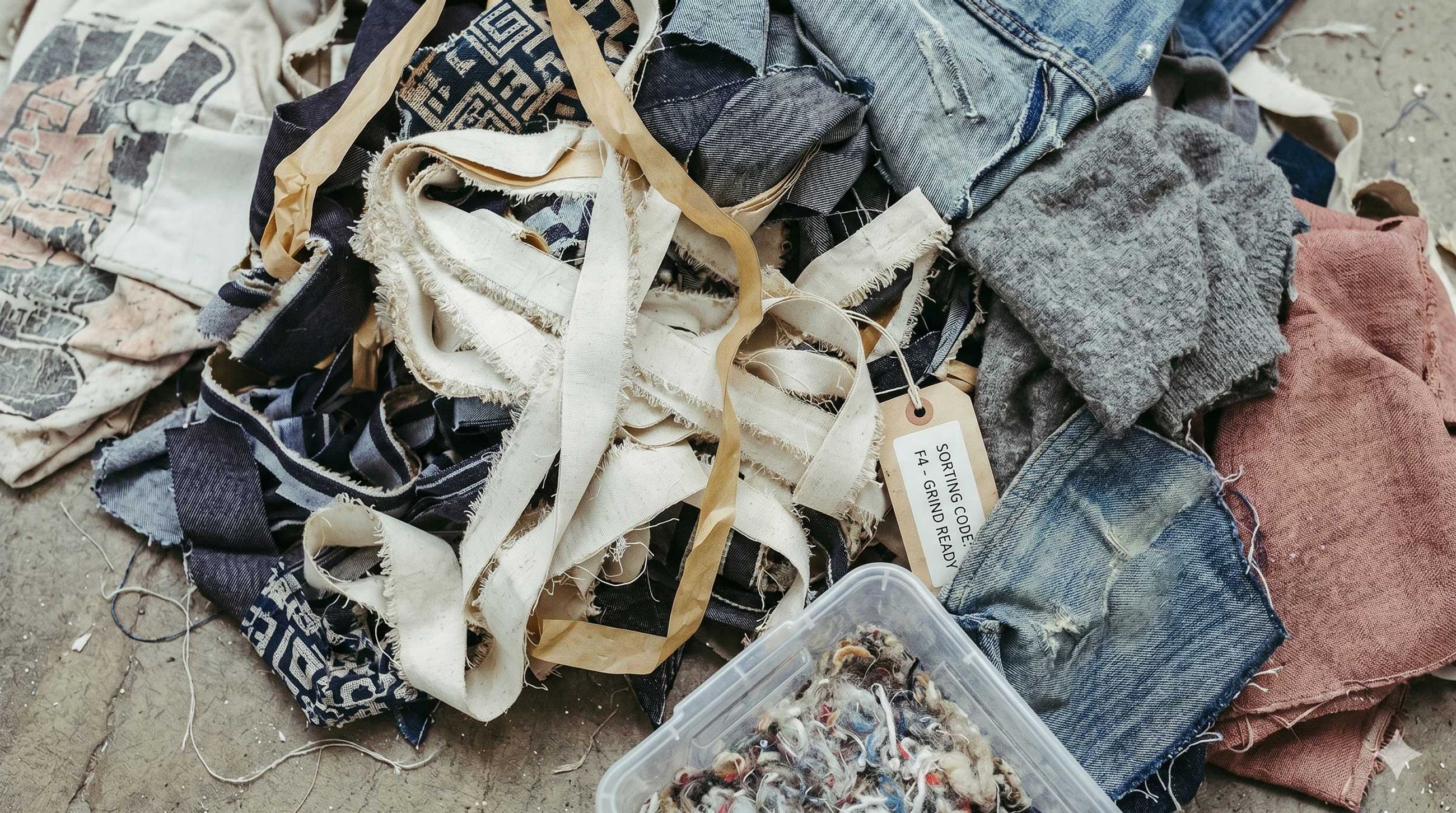 Used textiles for recycling