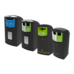 The Envirobank recycling bin range is designed to collect single or multiple recyclables in highly populated areas