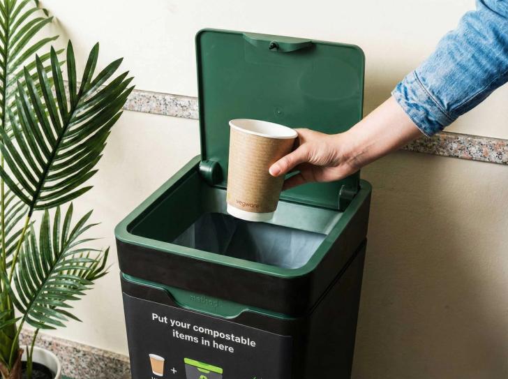 Compostable packaging clearly labelled