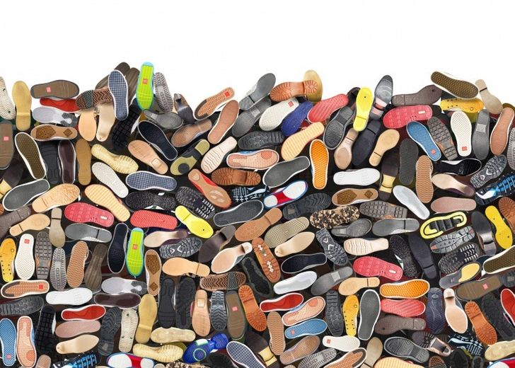 Pile of assorted shoes