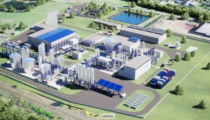 3D modelling of CARBIOS' first commercial PET biorecycling plant in Longlaville, France