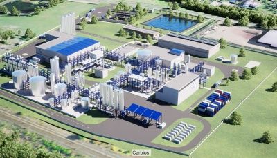 3D modelling of CARBIOS' first commercial PET biorecycling plant in Longlaville, France