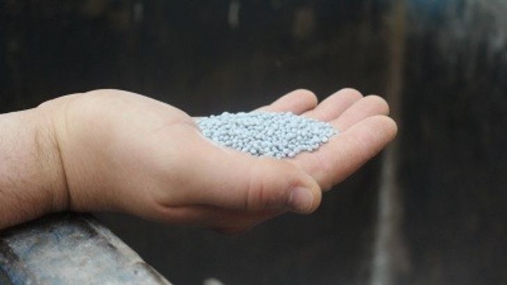 Plastic Pellets Close Up