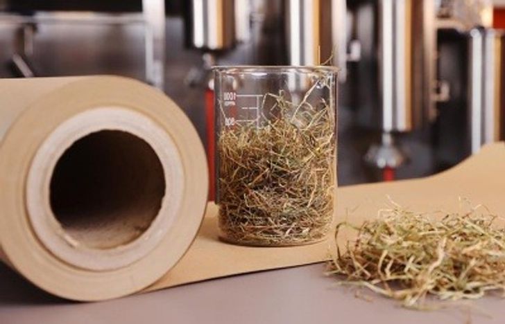 Packaging producer DS Smith is trialing use of waste straw in pulp