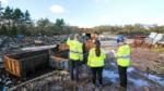 Environment Agency inspectors at a waste site