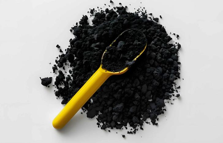 Chemical recycling char by product