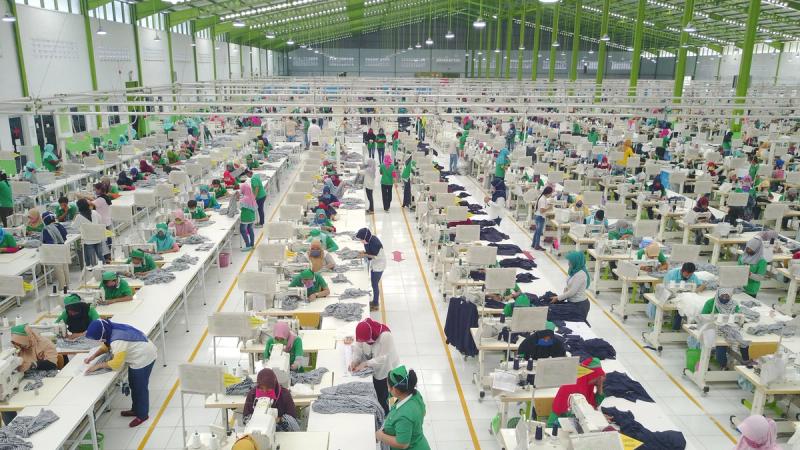 Garment factory in South East Asia