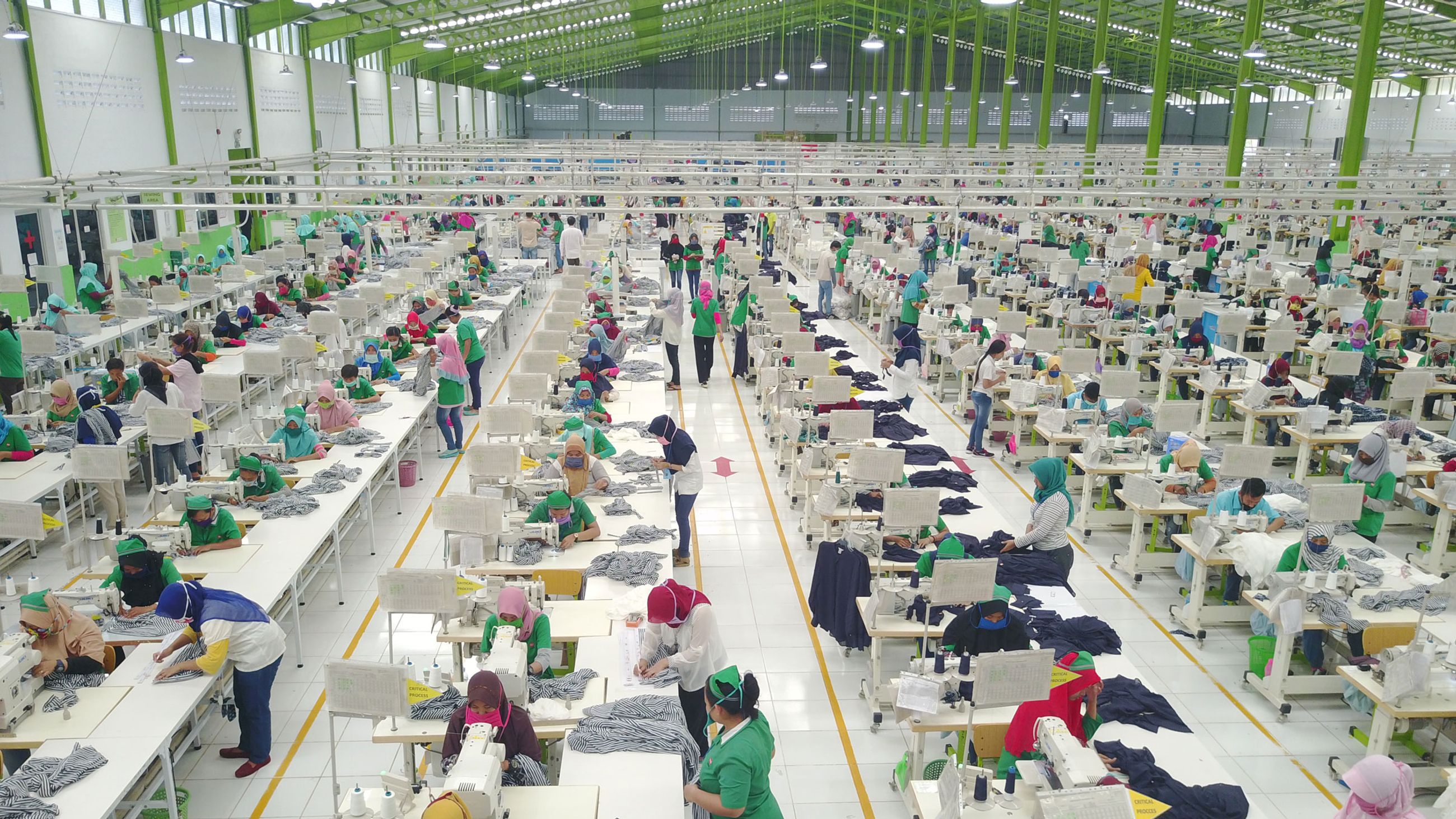 Garment factory in South East Asia