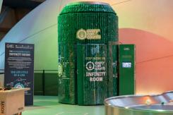 Interactive mirrored installation demonstrates aluminium can sustainability through immersive educational display