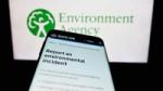 Smart phone browser with webpage for reporting environmental incident to the Environment Agency